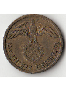 10 Pfennig Svastica Grande 1939 - Zecca A